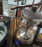 金灶（KAMJOVE） 围炉煮茶玻璃黑茶壶全自动煮茶器喷淋式煮茶壶电热水壶养生壶迷你家用蒸茶器烧水壶 棕色 实拍图