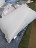 海澜之家枕头枕芯枕头男士床上用品纤维枕纯棉100%A类抗菌全棉水洗棉 宾利蓝拼灰 高枕48*74cm一对装 实拍图