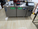 志高（CHIGO）冷藏工作台奶茶店设备全套水吧台不锈钢保鲜平冷操作台冰柜 厨房冰箱商用保鲜工作台 1.5M-0.8M-0.8M双温【-18°|数显】 【不锈钢内层架】店长推荐 实拍图