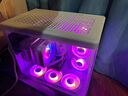 酷冷至尊（CoolerMaster）elite 神殿600 白色 ATX海景房机箱  一体曲面玻璃 无立柱/支持360水冷/Type-c  实拍图