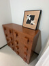 法莎蒂中古风实木斗柜客厅靠墙储物柜卧室床头电视柜复古餐边柜 【胡桃色】卡门柜*4【整装发货】 实拍图