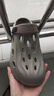 海澜之家HLA凉鞋男士户外洞洞鞋沙滩拖鞋HAALXM2DBK047 卡其色42/43(双码) 实拍图
