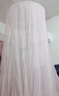 新款免安装圆顶公主蚊帐家用床上成人吊顶床幔床纱加密加厚床帐 通用款白色 实拍图