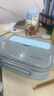 美厨（maxcook）304不锈钢饭盒微波炉饭盒4格保温学生饭盒配餐具1.6L随机MCFT5623 实拍图