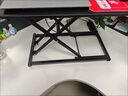 欧莱特曼（oulaiteman）站立办公升降台电脑桌升降支架显示器笔记本支架工作台式书桌上桌 手动7档-黑色 实拍图