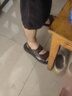 木林森头层牛皮凉鞋男士真皮2025夏新款开车户外凉拖两穿大码防滑沙滩鞋 深棕色 运动鞋码，脚胖选大一码 41 实拍图