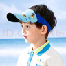 汪汪队立大功汪汪队儿童防晒帽男童太阳帽女孩遮阳帽宝宝棒球帽鸭舌帽空顶帽子 浅蓝-阿奇 UPF50+ 52-58cm（2-8岁） 实拍图