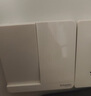 施耐德电气 双开双控开关 86型家用二开双控电源开关面板 绎尚系列 镜瓷白色 实拍图