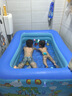费林斯曼充气游泳池超大型成人小孩婴幼儿童游泳桶家用家庭室户外宝宝水池 加厚三环1.8米【180*130*60cm】 实拍图