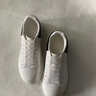 H8小白鞋2025新款百搭莆田鞋子情侣男女内增高厚底休闲运动板鞋 白色-黑皮尾（礼盒装） 37 女码 实拍图