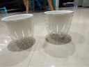 九千谷花盆塑料透明懒人自吸水盆水培水养植物免浇水储水盆口径11cm6025 实拍图