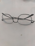 蔡司（ZEISS）镜片近视眼镜框男超轻纯钛方框近视镜架女防蓝光辐射可配度数散光 黑色-中框 配1.60防蓝光镜片(0-600度) 实拍图