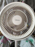 美的（Midea）【清新简约】家用定时空气循环扇摇头立式电风扇轻音节能落地扇宿舍桌面小型风扇空调伴侣FGA24TYR 实拍图