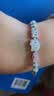 慕宝琳（MUBAOLIN）足银999银手镯卡通可爱滴油kt猫HelloKitty女童粉亲子手镯 中童一个（适合3-13岁佩戴） 实拍图