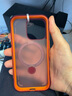 图拉斯支点壳Q3Air【专业4米防摔气囊丨摄影级支架】 适用苹果17promax手机壳iphone16pro磁吸15透明磨砂 【熔岩漫步】熔岩红丨4米防摔 iPhone16Pro 实拍图
