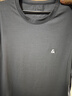 杰克·琼斯（JACK&JONES）25年男装T恤男夏季T恤舒适男士短袖凉感多色上衣纯色水洗不易走形 E39暗灰色 3XL 实拍图