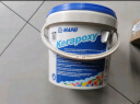 MAPEI马贝环氧填缝剂 141耐酸耐碱易清洗哑光粗面水性勾缝剂 #112中灰色【热销】 【5kg】 实拍图