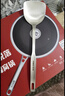 康巴赫炒锅煎炒锅蜂窝煎炒两用锅316L不锈钢28cm平底炒锅深煎锅少油烟 双面花纹煎炒两用+钢铲 28cm 实拍图