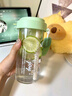 COOKSS水杯塑料杯大容量运动水杯男女户外健身水杯带滤网600ml 实拍图