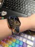 BHO【磁吸编织】适用苹果手表表带apple iwatch s10/s11表带ultra3/2/s9/8/7磁吸编织se3男女生款夏季 卡扣版【牛仔七彩】 【44/45/46/49mm】表盘通用 实拍图