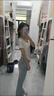 OLDER SEA浅色美式微喇叭牛仔裤女春夏新款高腰显瘦弹力小个子复古马蹄裤子 水洗蓝 M 建议95-105斤 实拍图