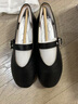 拔佳羊皮书玛丽珍女2025新复古软底通勤单鞋奶奶鞋AUO01AQ5 黑色 37 实拍图