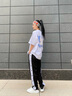 H8小白鞋2025新款百搭莆田鞋子情侣男女内增高厚底休闲运动板鞋 白色-黑皮尾（礼盒装） 40 女码 实拍图