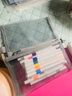 网纱笔袋透明收纳袋考试专用化妆品手机配件居家小物品收纳文具袋铅笔盒 【随机颜色】1个 实拍图