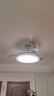 雷士（NVC）LED照明风扇灯吊扇灯北欧餐厅卧室黑色灯具全光谱1级能效遥控42寸 实拍图
