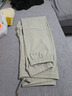 骆驼（CAMEL）速干运动裤女透气梭织束脚休闲裤子 J23BA6L6009 浅柔绿 M 实拍图