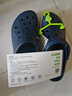 卡骆驰crocs洞洞鞋贝雅卡骆班轻便耐磨一脚蹬休闲鞋|205089 深蓝/辣椒红-4CC 43 (270mm) 实拍图