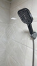 JROR【德国】增压淋浴花洒喷头超强高压家用浴室卫生间洗澡莲蓬头全套 方形增压单花洒【枪灰色】 三档模式丨大水量享酒店式沐浴 实拍图