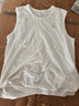 蕉内棉棉301H情侣款背心男女士100%纯棉无侧缝宽松圆领居家睡衣夏季 【宽肩】暖白 M 实拍图