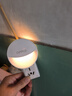 欧普（OPPLE）照明LED小夜灯床头夜光灯宝宝卧室台灯护眼灯过道走廊床头灯 【弦月升级】双光源/双感应款 实拍图