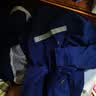 金薇朵36V降温空调服男款制冷带四个风扇的衣服工人防暑工地工作服夏季 4风扇藏青2件+2个9900万36V电池配件1套【3C认证】 2XL 【140-155斤】顺丰极速达 实拍图