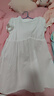 巴拉巴拉儿童裙子夏季女童连衣裙假两件网纱裙小童洋气甜美蝴蝶结 本白10101 130 实拍图