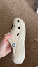 卡骆驰crocs贝雅云彩女士洞洞鞋户外休闲鞋|208186 冬日白-11S(含智必星) 35 (220mm) 实拍图