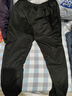加绒卫裤保暖防风抗寒不挑腿型纯色简约束脚裤休闲裤长裤男运动裤 黑色 L 实拍图