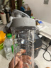 膳魔师（THERMOS）摇摇杯大容量水杯学生奶昔杯健身Tritan塑料杯子带刻度TP4086 热力灰【搅拌格升级】 710ml 实拍图