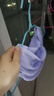 全棉时代女士内裤女纯棉抗菌中腰三角裤3条装 香薰紫+浅碧蓝+沙石裸粉 165 实拍图