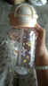 春季高颜值塑料水杯防摔耐高温吸管杯子双饮大容量学生男女 黄色 530ml 1个 实拍图