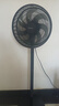 美的（Midea）【超级单品】七叶轻音立式电风扇家用柔风落地扇台式桌面小型风扇大风量节能摇头宿舍电扇 SAF30AB 实拍图
