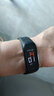 轩邑 适用oppo band腕带 活力版/时尚版/NFC版硅胶手环表带 多彩替换手表带 个性智能运动手环带 黑色 实拍图