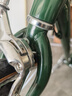 凤凰（Phoenix）公路自行车男女成人禧玛诺变速复古青少年学生平把公路赛车FR202 铝架700C-禧玛诺7速-邮政绿 700C【建议身高160-190CM】 实拍图