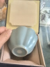 MULTIPOTENT茶杯汝窑开片可养功夫茶具主人杯品茗杯荷瓣杯精美伴手礼盒套装 实拍图