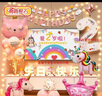 新新精艺生日布置场景装饰品气球小女孩生日派对周岁儿童仪式感氛围布置 实拍图