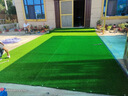 清雅草坪仿真草皮假草围挡户外装饰幼儿园儿童游乐场假草坪人造假草坪 20mm普通彩虹跑道 实拍图