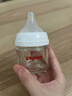 贝亲【新生儿第一个奶瓶】玻璃奶瓶宽口径奶瓶80ml SS号奶嘴 0月+ 实拍图