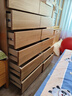 无印良品（MUJI）木制收纳柜OA/WN 白橡木黑胡桃风格现代简约家具储物柜斗柜柜子 6层 长108CM OA 实拍图