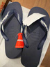 havaianas哈唯纳Top炫彩夹脚人字拖女夏海边平底拖鞋亲子款 0090-火耀黑 41-42 巴西码 实拍图